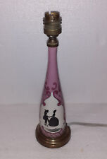 ANCIENNE LAMPE CHEVET OU TABLE EN PORCELAINE PREMIERE PARTIE 20 ème