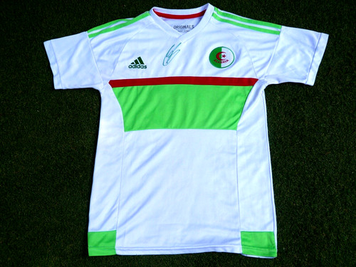 Maillot algerie signé karim - algerie,