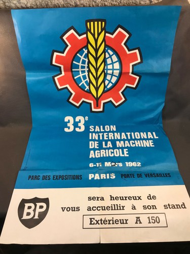 Ancienne affiche 1962 salon