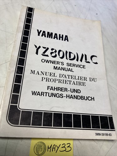 Yamaha yz80 3mm 1992 - yamaha,