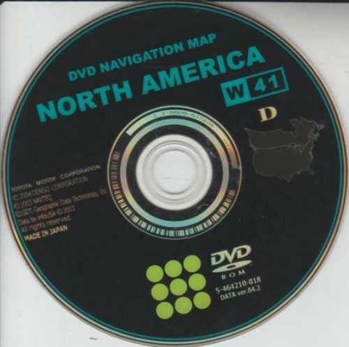 Toyota dvd navigation map - navigation,