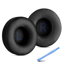 De Rechange Oreille Tampons Pour Beats Solo 2, 2 / Solo3 sans Fil Casque (Noir)