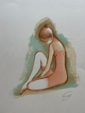 Lithographie ballerine