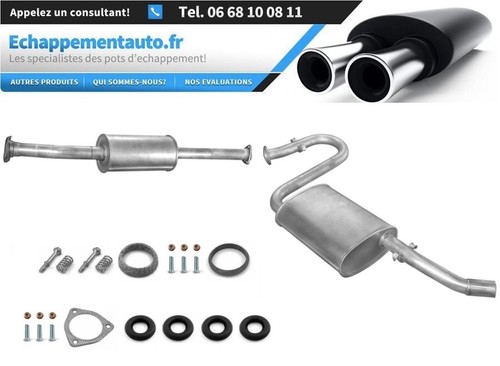 échappement central - central, +