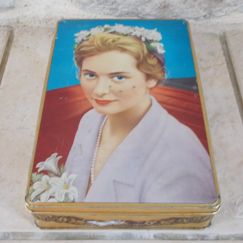 Ancienne boite métal - métal, chocolat