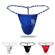 Hommes sous-Vêtement String G-String Sexy Transparent Été Slip Bikini Slips