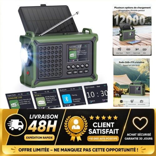 Rocam radio urgence solaire - radio, d'urgence