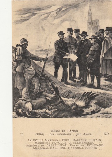 Carte postale ancienne guerre - carte,