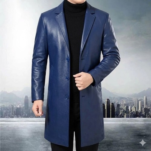 Zafy leather manteau trench - manteau,
