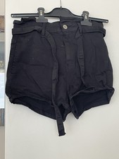 Short Noir Taille Haute