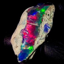 Opale Noire Naturelle, Opale