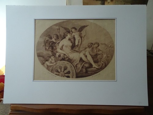 Gravure ancienne amour - ancienne, l'amour