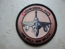 Patch Mirage 2000 CHAMMAL XI WE WILL BE BACK  Armée de L'Air