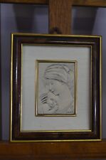 ANCIEN TABLEAU CADRE FEMME