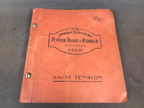 Ancien catalogue appareils