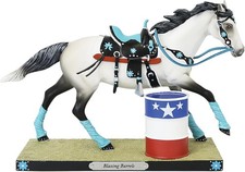 Enesco La Trace Des Poneys Peints Figurine #6018252LE