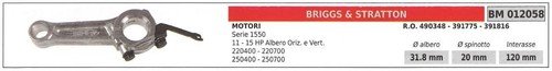 Biella moteur tondeuse - b&s,
