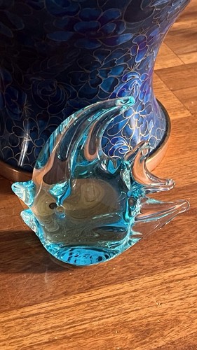 Poisson verre soufflé de - poisson, en