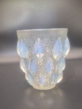 René lalique vase - rené, opalescent