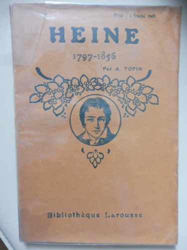 Livre ancien heine 1797 1856 - ancien,