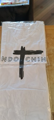 Tee shirt indochine - shirt, blanc