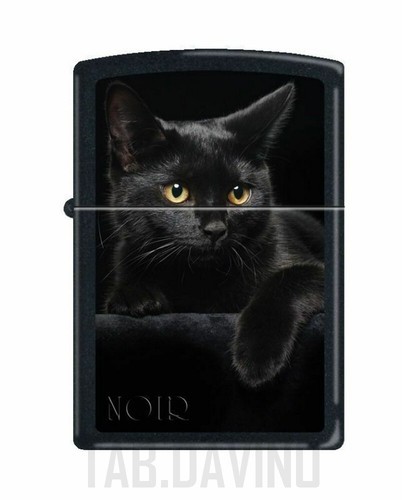 Zippo briquet black cat - zippo,
