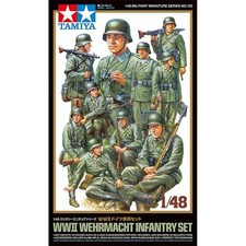 Wwii Wehrmacht Infantry Setset Wehrmacht Tamiya 1/48 : 10 Figurines Détaillées M