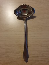 CUILLERE A SAUCE EN METAL ARGENTEE