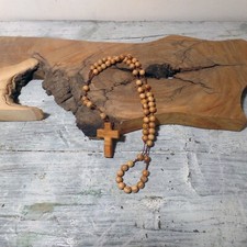 Chapelet Sp Croix en bois