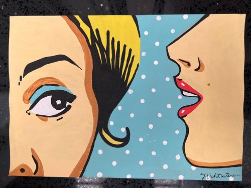 Dessin roy lichtenstein fait - dessin, (fait