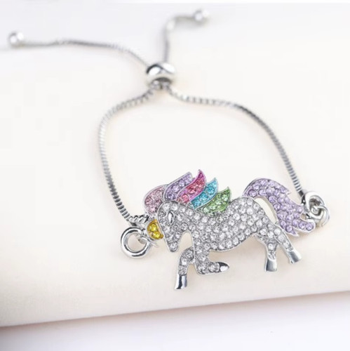 Bracelet licorne argent - licorne,