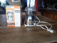 Ancien Moulin A Café Électrique Rubis Inox Peugeot 220 VOLT fonctionnel vintage