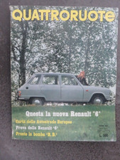 QUATTRORUOTE  162 juin 69,  Renault 6, les Formules 1 de 1969