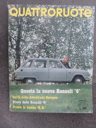 Quattroruote 162 juin 69 - juin,