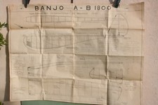 plan construction maquette avion Banjo 1937. **