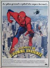 SPIDER-MAN STRIKES BACK - HELICOPTER / MARVEL - ORIGINAL FRENCH MOVIE POSTER