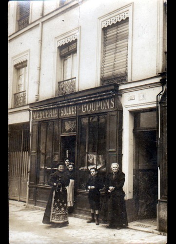 Devanture commerce mercerie - commerce,