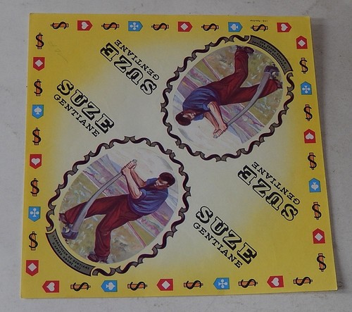 Ancien dessous verre - ancien,