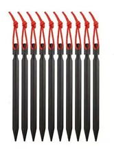Lot 10 piquets de tente en