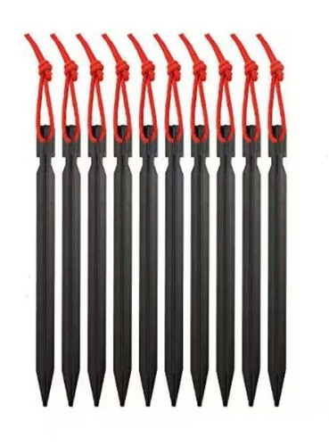 Lot piquets tente en - de,