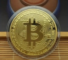 1 Bitcoin - One BITCOIN - BTC - Commémoratif cryptomonnaie - neuf