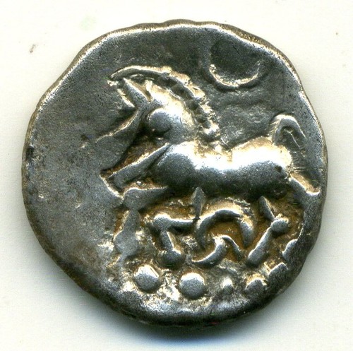 Denier gaulois au - (4158), "