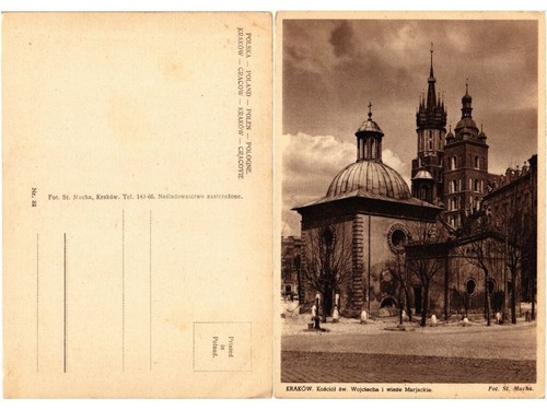 Cpa poland krakow kosciol - cpa,