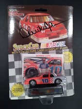 1990 Signed DERRIKE COPE Nascar Autograph CAR Trading CARD Racing Champions #10