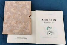Rare MOLIERE LE MEDECIN MALGRE LUI ill TOUCHET HC POUR MÉDECINS  1938 ss Coffret