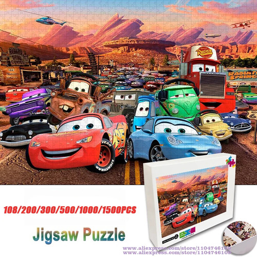 Puzzle disney voitures - disney,