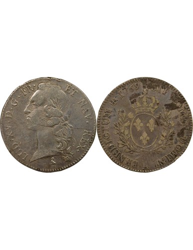 France louis ecu argent - ecu,