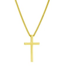 Collier Croix Homme Or Chaine