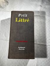 Petit littré - dictionnaire