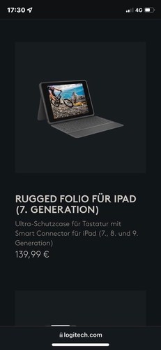 Logitech rugged folio clavier - folio,